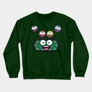 Cute Poker Table And Chips Crewneck Sweatshirt